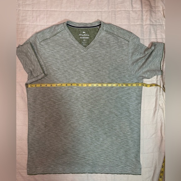 Tommy Bahama Fray Day Harbor IslandZone V-Neck in Dusty Thyme Stlye No. ST225346 - Picture 3 of 11